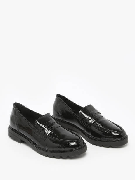 Mocassins Uit Leder Remonte Zwart women 2 ander zicht 1